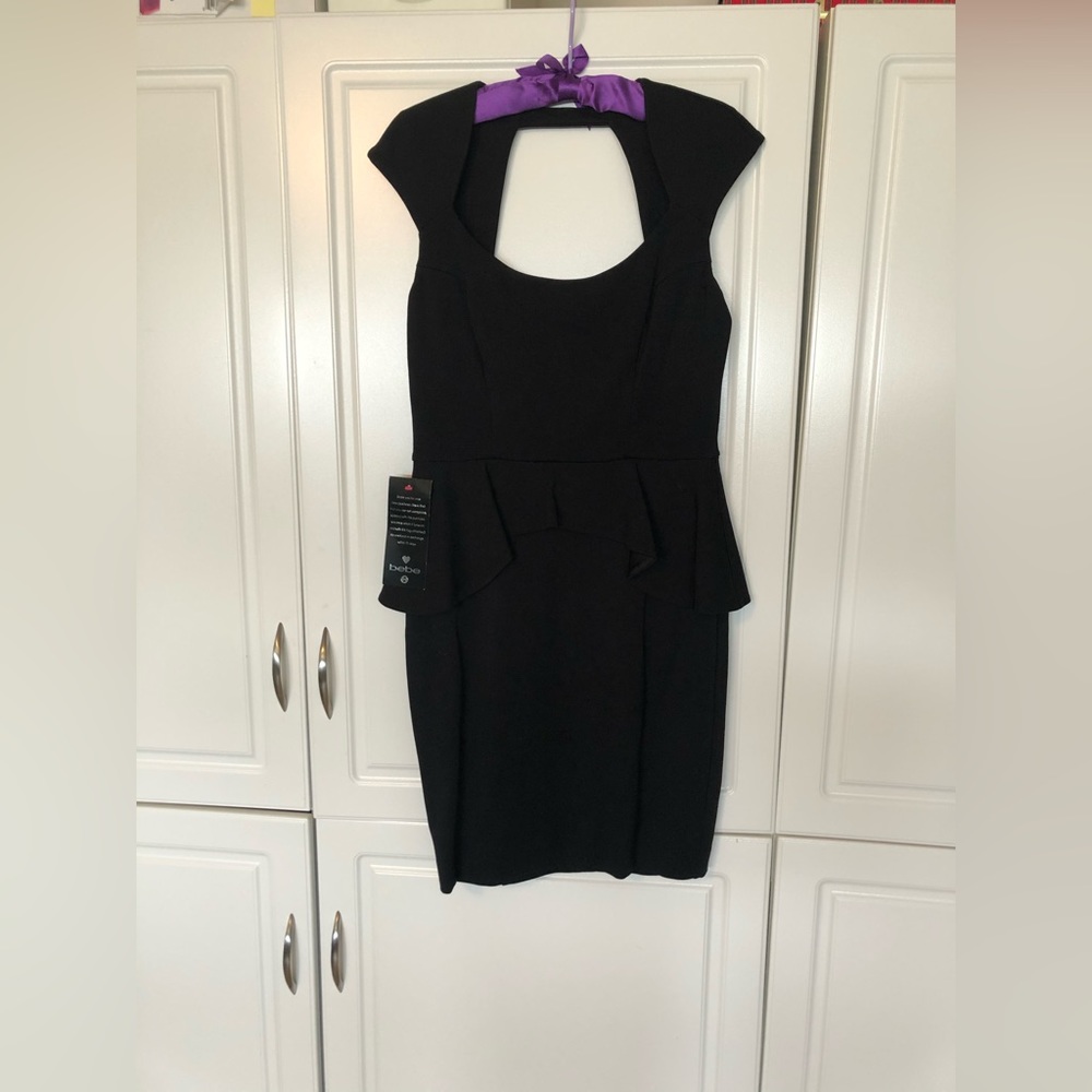NWT! Bebe Peplum Dress